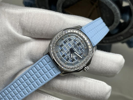 PPF factory工厂百达翡丽AQUANAUT系列机械女手雷，35.6mm毫米的表径，进口全钢（金色为电镀18k加厚的真金）采用原装进口9015机芯开发和改装的324定制版满血版一体机芯❕❕❕ 商品图2