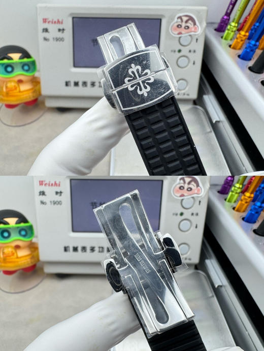 PPF factory工厂百达翡丽AQUANAUT系列机械女手雷，35.6mm毫米的表径，进口全钢（金色为电镀18k加厚的真金）采用原装进口9015机芯开发和改装的324定制版满血版一体机芯❕❕❕ 商品图8