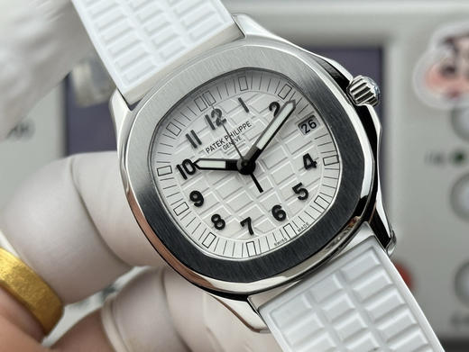 PPF factory工厂百达翡丽AQUANAUT系列机械女手雷，35.6mm毫米的表径，进口全钢（金色为电镀18k加厚的真金）采用原装进口9015机芯开发和改装的324定制版满血版一体机芯❕❕❕ 商品图3