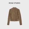 ROMI STUDIO“美式西部”进口羊反绒皮革翻领夹克式皮衣RWCASE5229 商品缩略图1