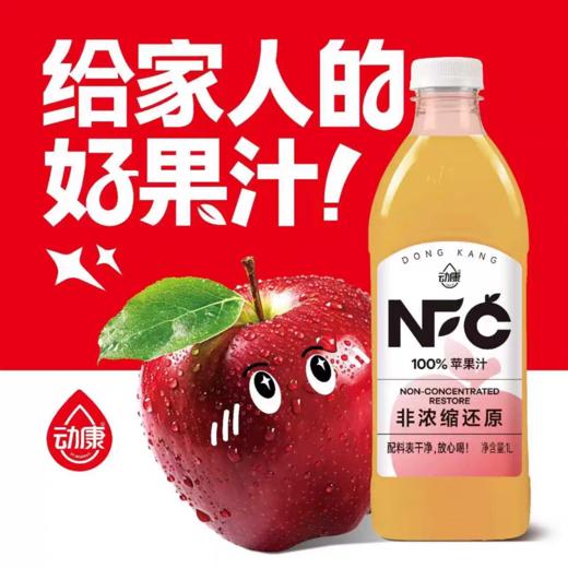 动康NFC纯果汁饮料100%非浓缩还原1L大瓶 商品图3