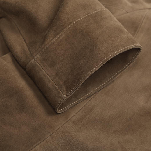 ROMI STUDIO“美式西部”进口羊反绒皮革翻领夹克式皮衣RWCASE5229 商品图2