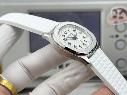 PPF factory工厂百达翡丽AQUANAUT系列机械女手雷，35.6mm毫米的表径，进口全钢（金色为电镀18k加厚的真金）采用原装进口9015机芯开发和改装的324定制版满血版一体机芯❕❕❕ 商品图5