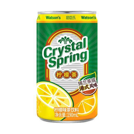 碧泉 柠檬茶(小罐)190ml 锡兰茶底 港式风味 商品图4
