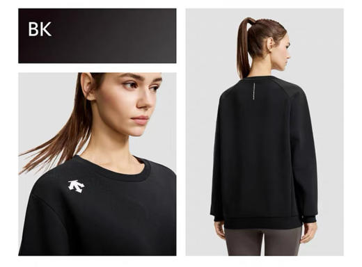  迪桑特TRAINING男女款针织套头卫衣 YE 339861 商品图2