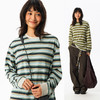 CryingCenter 拼接条纹波浪感宽松长袖T恤 哭喊中心 商品缩略图2