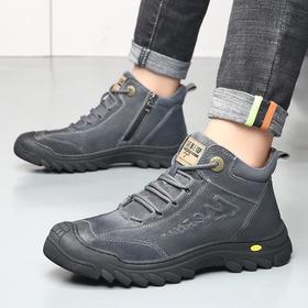 雪地靴男皮毛一体冬季保暖加厚东北棉鞋男士真皮羊毛保暖休闲棉鞋