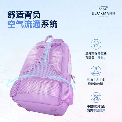 【1-3年级】挪威Beckmann贝克曼护脊书包儿童小学生减压双肩背包20L  XHR 商品图7