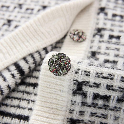 KINGDEER/KD秋冬新款女式长袖羊绒衫L805823复古奶奶风鹿王 商品图5