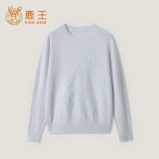 King Deer/鹿王秋冬新款女式长袖羊绒衫L805679【HZ】 商品图2