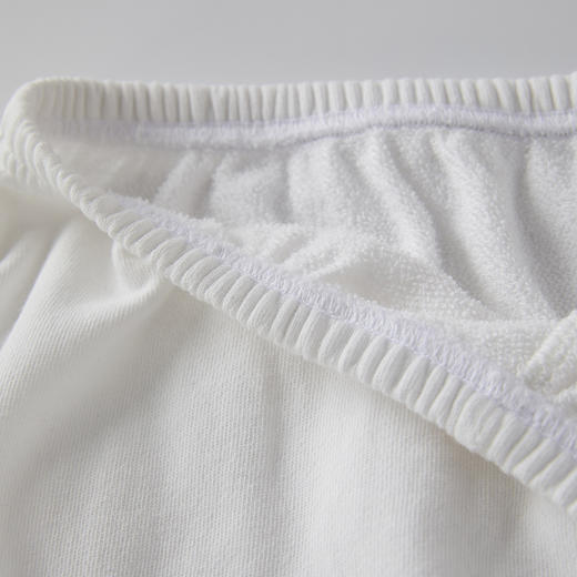 ROMI STUDIO“秋意暖白“舒适肤感棉松紧腰直筒休闲长裤RWBWX41664 商品图3