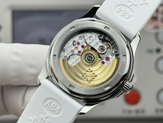 PPF factory工厂百达翡丽AQUANAUT系列机械女手雷，35.6mm毫米的表径，进口全钢（金色为电镀18k加厚的真金）采用原装进口9015机芯开发和改装的324定制版满血版一体机芯❕❕❕ 商品图7