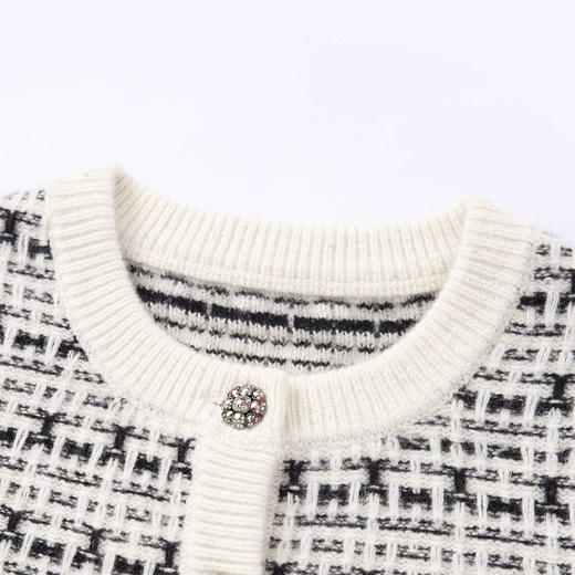 KINGDEER/KD秋冬新款女式长袖羊绒衫L805823复古奶奶风鹿王 商品图10