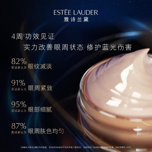 雅诗兰黛 抗蓝光眼霜15ml+ 特润精华15ml*2 （多妈专属）-眼周抗老就服它，质地轻薄，改善细纹、干纹、动态纹，淡化黑眼圈，保湿力杠杠的 商品图2