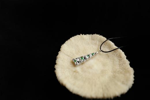 CHEZ BOQUE 覆盖系列原创手工925银肌理珐琅吊坠《摩登时代》 商品图2