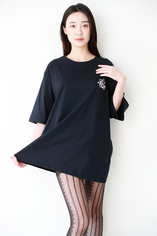 奇幻刺绣tee，联名卡通画风。复古宽松圆领情侣款短袖t恤E011768 商品图12