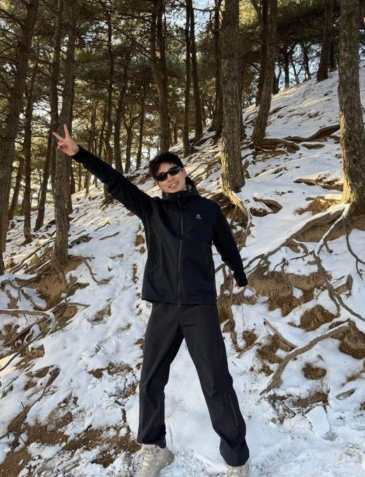 出口原单男女同款凯乐石连帽户外三防冲锋衣 商品图14