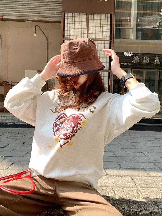 <曾小咸推荐>现货秒杀 ！微信超特价！韩系针织翻领加绒卫衣 日常219.99 立减120 秒杀99.99！！ 商品图8