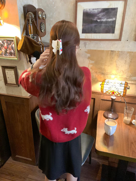 <曾小咸推荐>现货秒杀 ！微信超特价！韩系拉链提花毛衣开衫 日常229.99 立减130 秒杀99.99！！ 商品图5