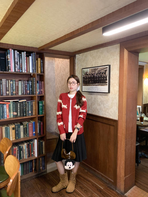 <曾小咸推荐>现货秒杀 ！微信超特价！韩系拉链提花毛衣开衫 日常229.99 立减130 秒杀99.99！！ 商品图6