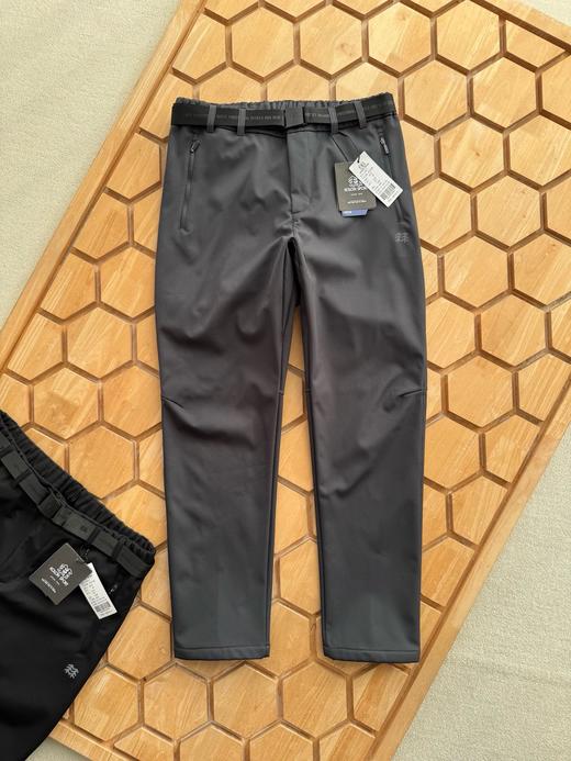 可隆休长裤男款户外防腰带直筒长裤 运动裤子软壳加绒裤！ 商品图4