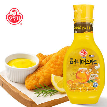 不倒翁蜂蜜芥末酱265g 韩国进口 奥多吉炸鸡汉堡热狗酱蘸酱黄芥末沙拉酱 /粮油调味 /调味品 /西式酱料 商品图2