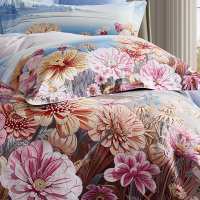 富安娜国绣独幅床单四件\国色系列·云境花语 商品图2