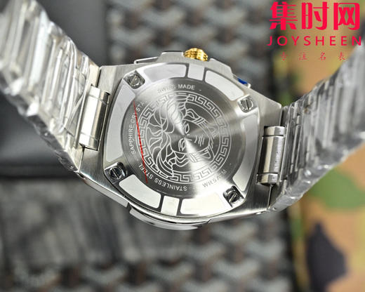 范思哲新款六针计时 多功能男士腕表 采用进口VK计时石英机芯 商品图7