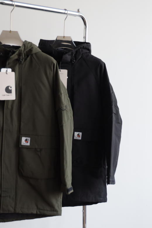 Carh@rtt W1P卡哈 派克外套多口袋防泼水棉服中长款 WT960 商品图2