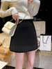 张心子【黑色小蛮腰】高腰遮胯显瘦班半身裙短裙 U2602033 商品缩略图1