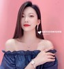 F011808简约时尚不规则项链圈形拼色项链长短可调节 商品缩略图4