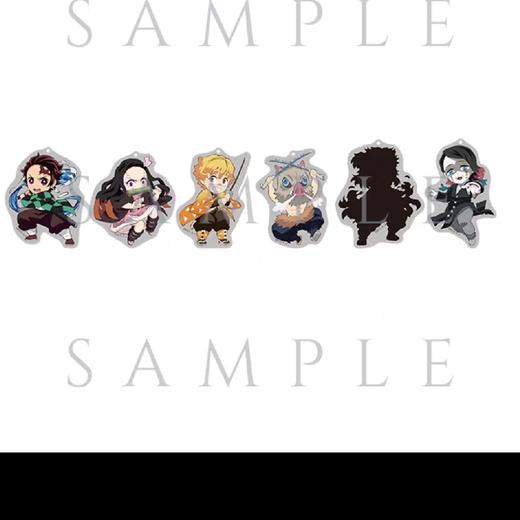 剧场版《鬼灭之刃》无限列车篇 影院限定 盲盒迷你角色亚克力挂件 第一弹 商品图0