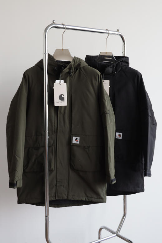 Carh@rtt W1P卡哈 派克外套多口袋防泼水棉服中长款 WT960 商品图3