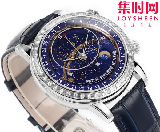 PP百达翡丽星空6104天月款日内瓦苍穹系列 男士腕表 你可想象把星空佩戴在腕上吗？ 商品图2