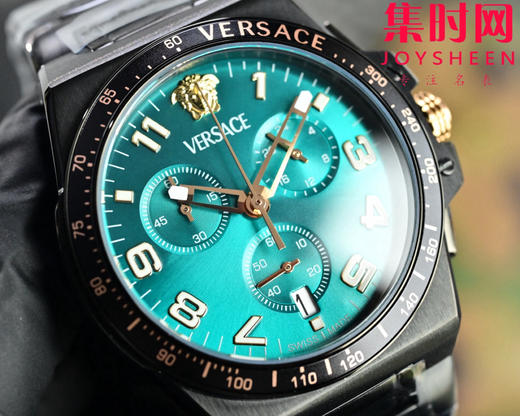 范思哲新款六针计时 多功能男士腕表 采用进口VK计时石英机芯 商品图8