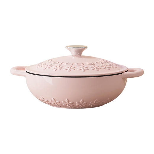 Velosan温仑山太阳花珐琅锅22cm 商品图5