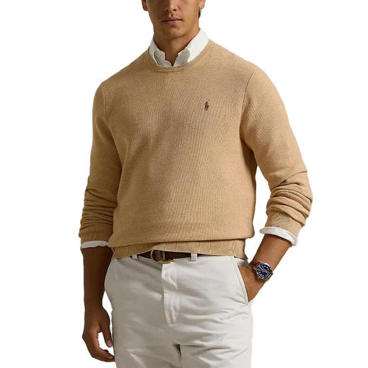 R.L 经典标准版圆领针织衫毛衣 MY152 商品图2