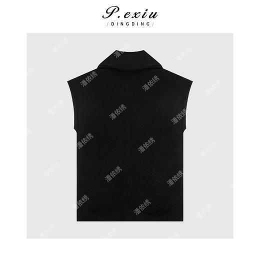 04-3潘依绣丁丁宠粉法式可多穿坎肩针织上衣Q92911 商品图1