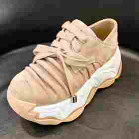 LFGJ5281褶皱休闲面包鞋