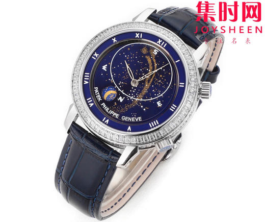 PP百达翡丽星空5102天月款日内瓦苍穹系列 男士腕表 你可想象把星空佩戴在腕上吗？ 商品图1
