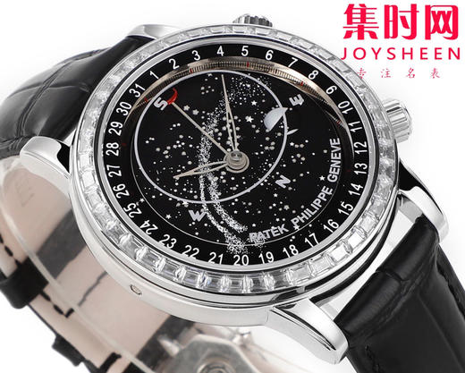 PP百达翡丽星空6104天月款日内瓦苍穹系列 男士腕表 你可想象把星空佩戴在腕上吗？ 商品图3