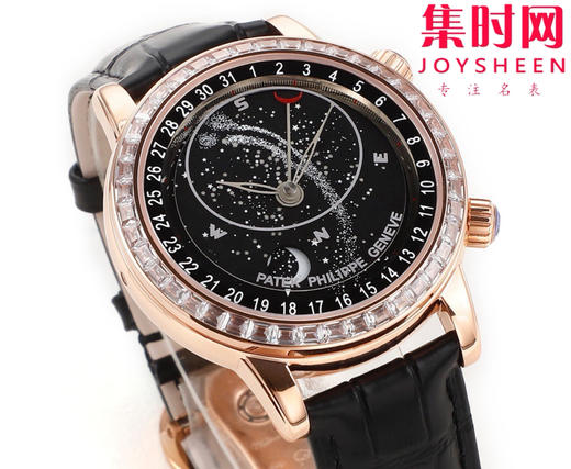 PP百达翡丽星空6104天月款日内瓦苍穹系列 男士腕表 你可想象把星空佩戴在腕上吗？ 商品图5