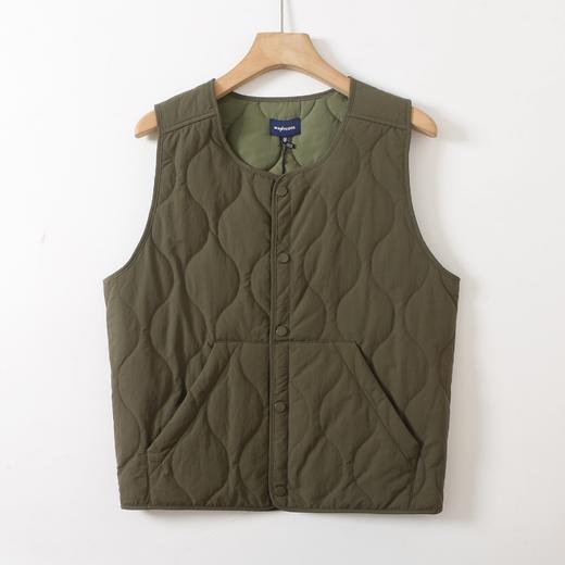 日单外贸 HEAT葫芦型绗缝夹棉防风防水 秋冬男女轻盈薄棉马甲背心 商品图6