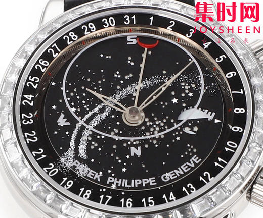 PP百达翡丽星空6104天月款日内瓦苍穹系列 男士腕表 你可想象把星空佩戴在腕上吗？ 商品图4