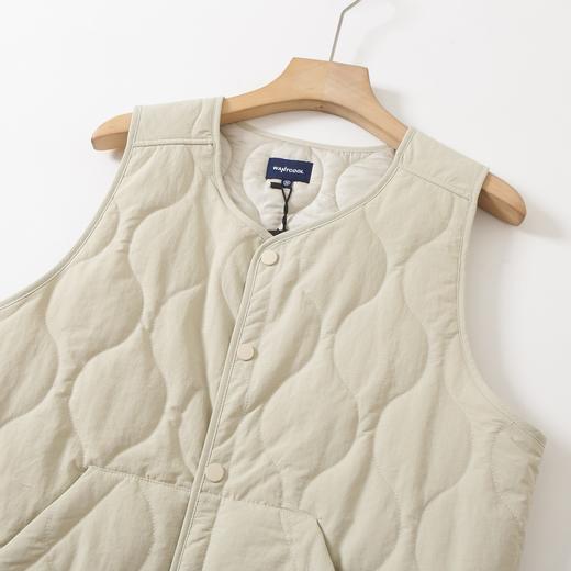 日单外贸 HEAT葫芦型绗缝夹棉防风防水 秋冬男女轻盈薄棉马甲背心 商品图8