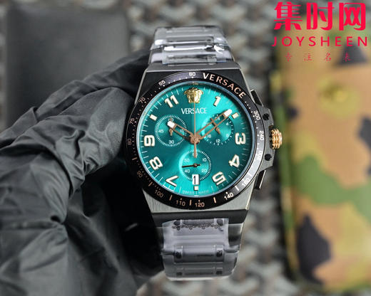 范思哲新款六针计时 多功能男士腕表 采用进口VK计时石英机芯 商品图8