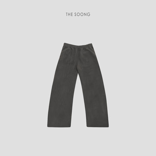 THESOONG|新款女装加绒加厚显瘦松紧中腰休闲卫裤8356 商品图5