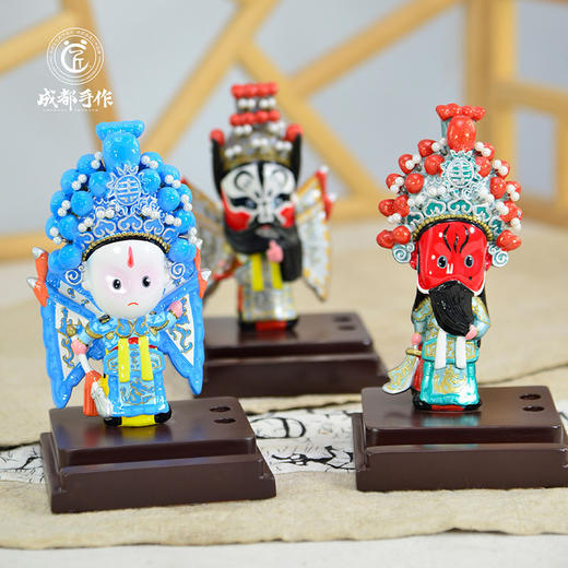 #非遗礼遇季#【成都手作非遗泥塑】手机支架 非遗文创 Q版摆件 特色商务纪念礼品 清仓活动售完即止 商品图1