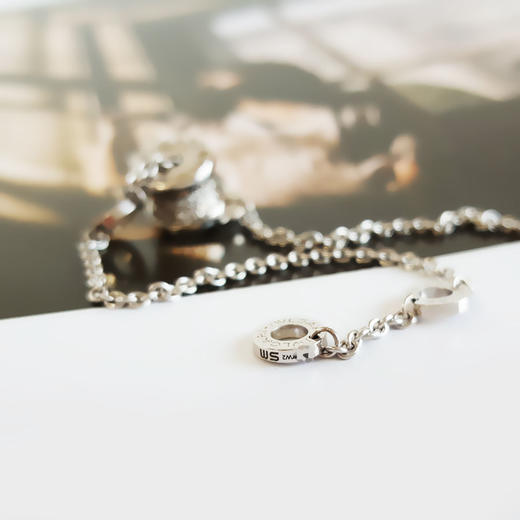 【95新】BVLGARI宝格丽B.zero1系列350898 18K白金满钻小蛮腰弹簧手链 链长约19cm女士120126AK19 商品图6