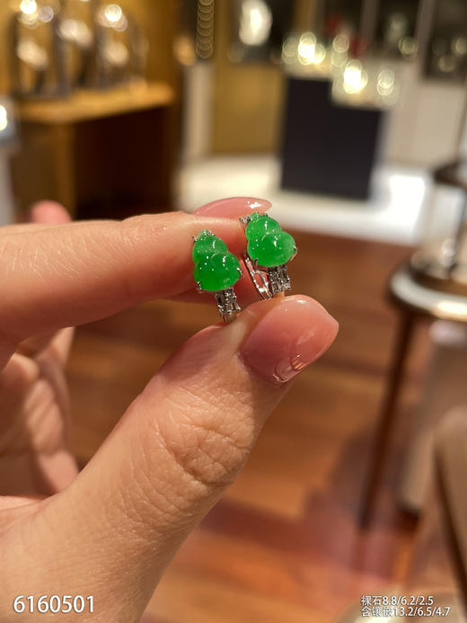 6160501，葫芦耳钉。具体价格微信咨询 商品图1